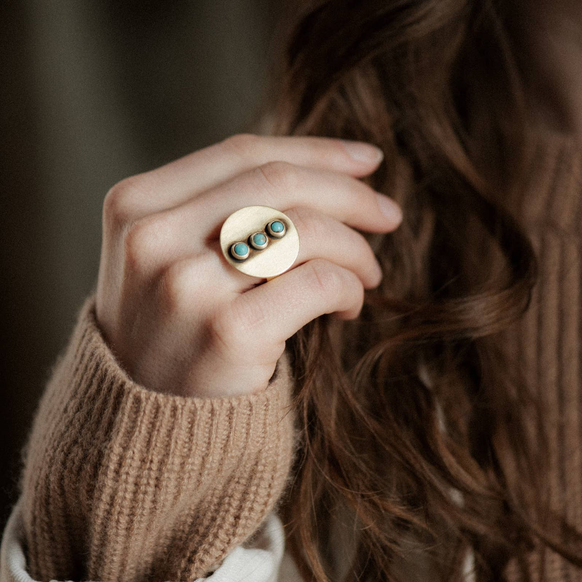 Gallatin Ring // Turquoise