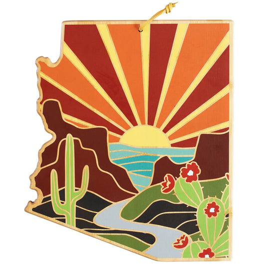 AZ printed art serving board*