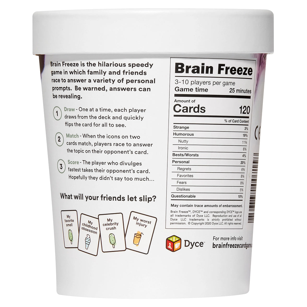 Brain Freeze - Family Game Night