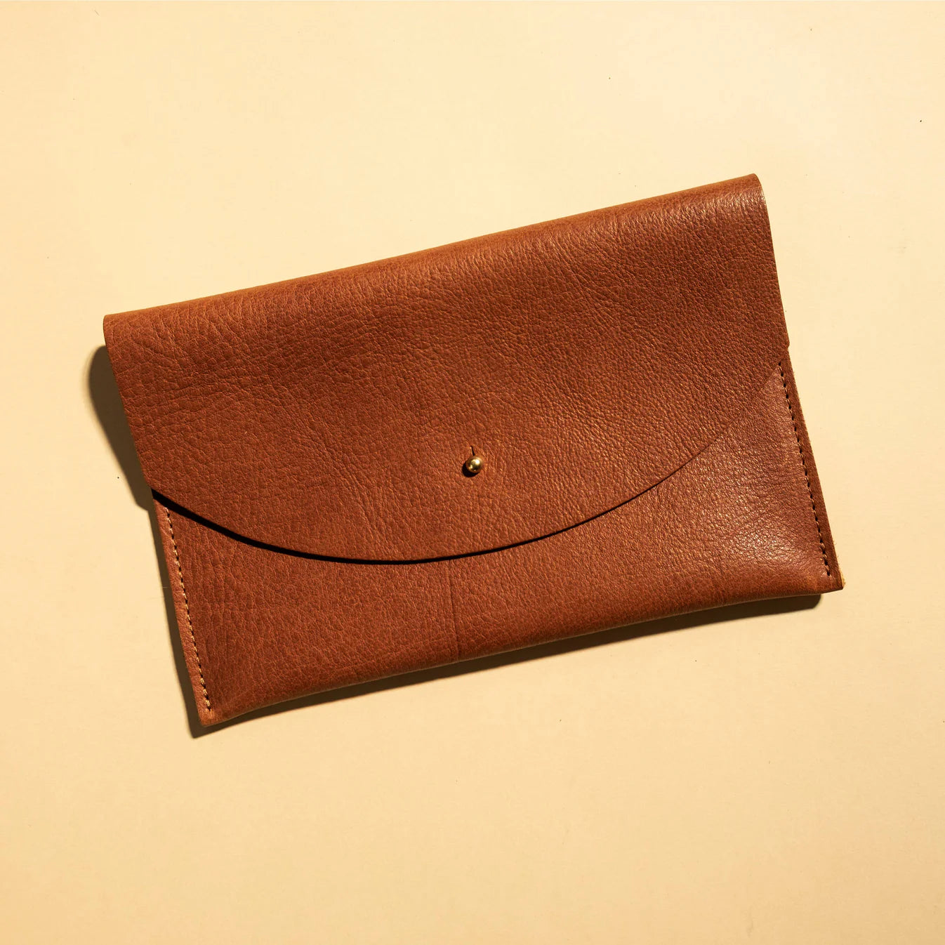 Leather Envelope Clutch - Assorted Colors