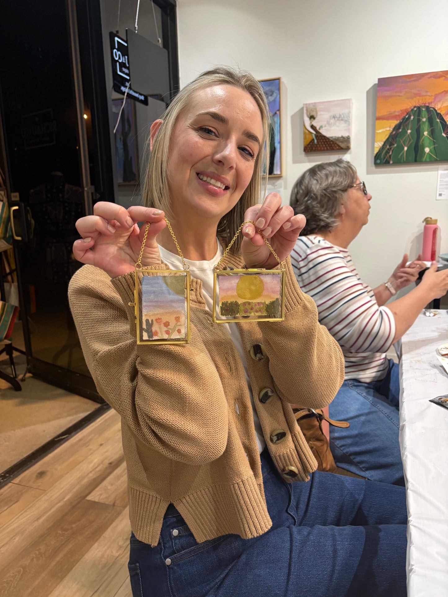 Watercolor Class - June 14 -  Mini Desertscapes with Carolina Benavidez
