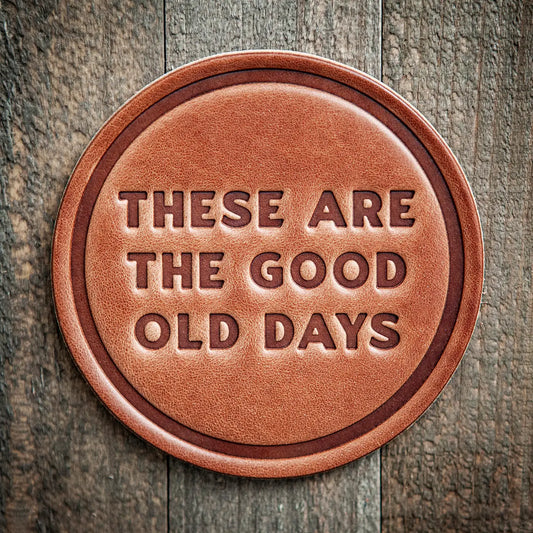 Leather Coaster - 2 styles