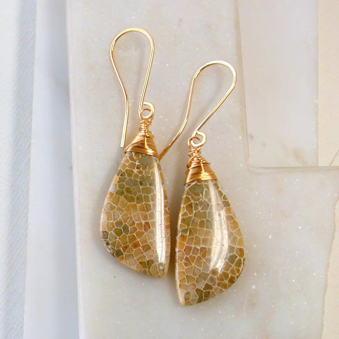 One of a Kind Gemstone Earrings by Linda Trent