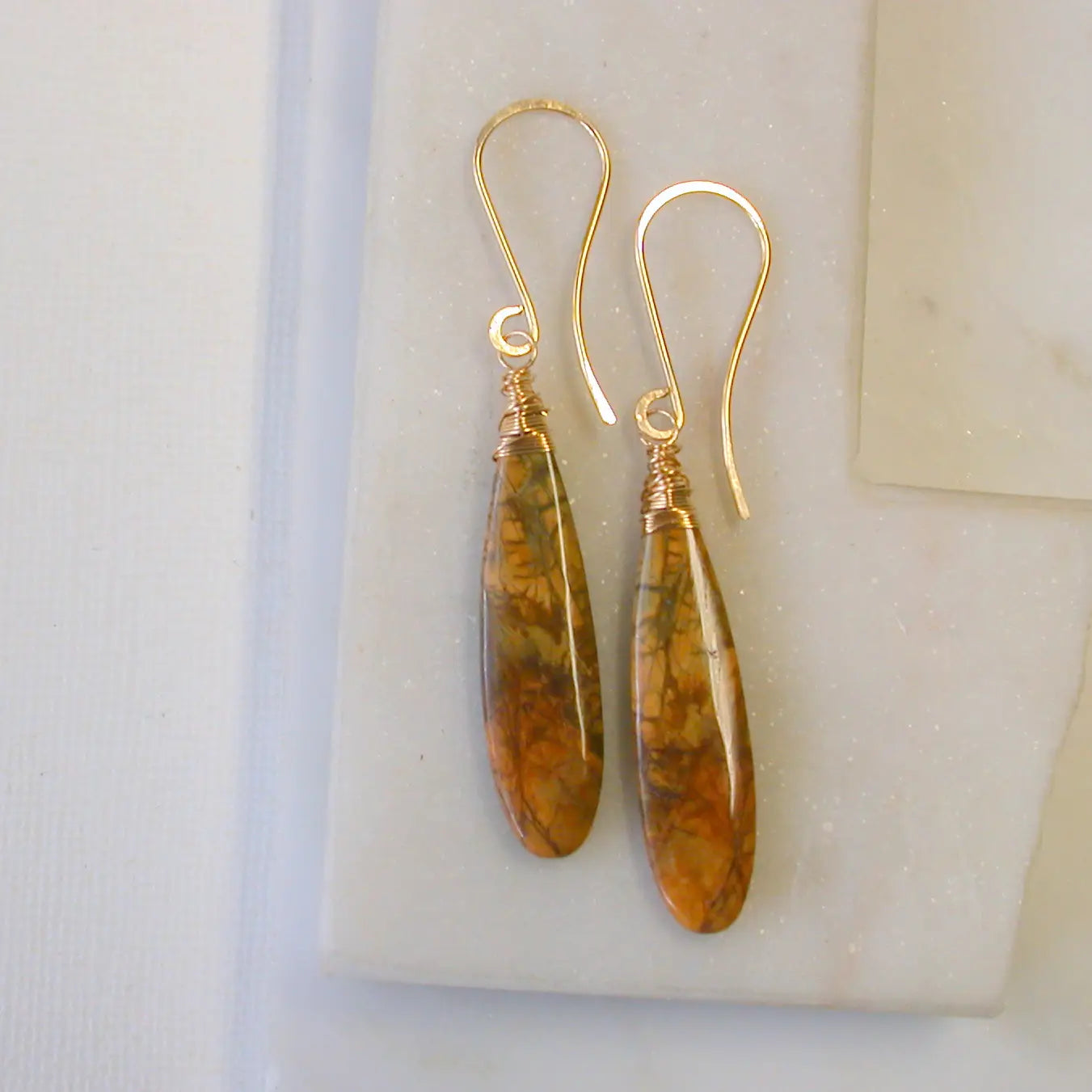 One of a Kind Gemstone Earrings by Linda Trent