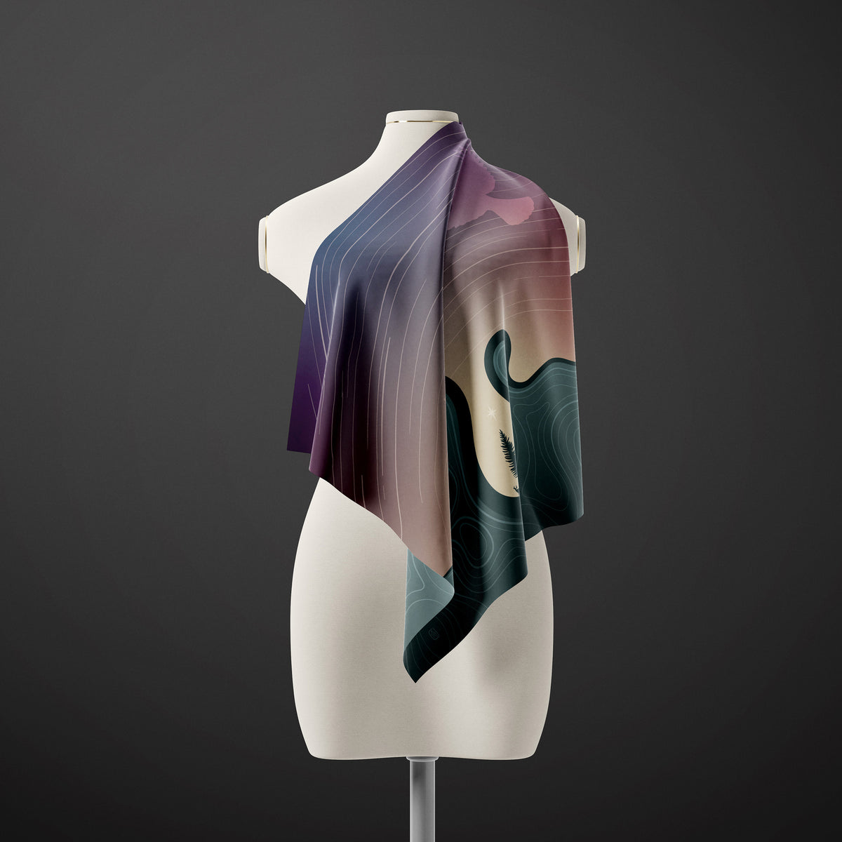 The North Rim Silk Scarf - Signature Collection