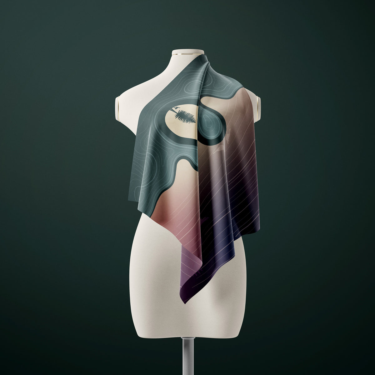 The North Rim Silk Scarf - Signature Collection