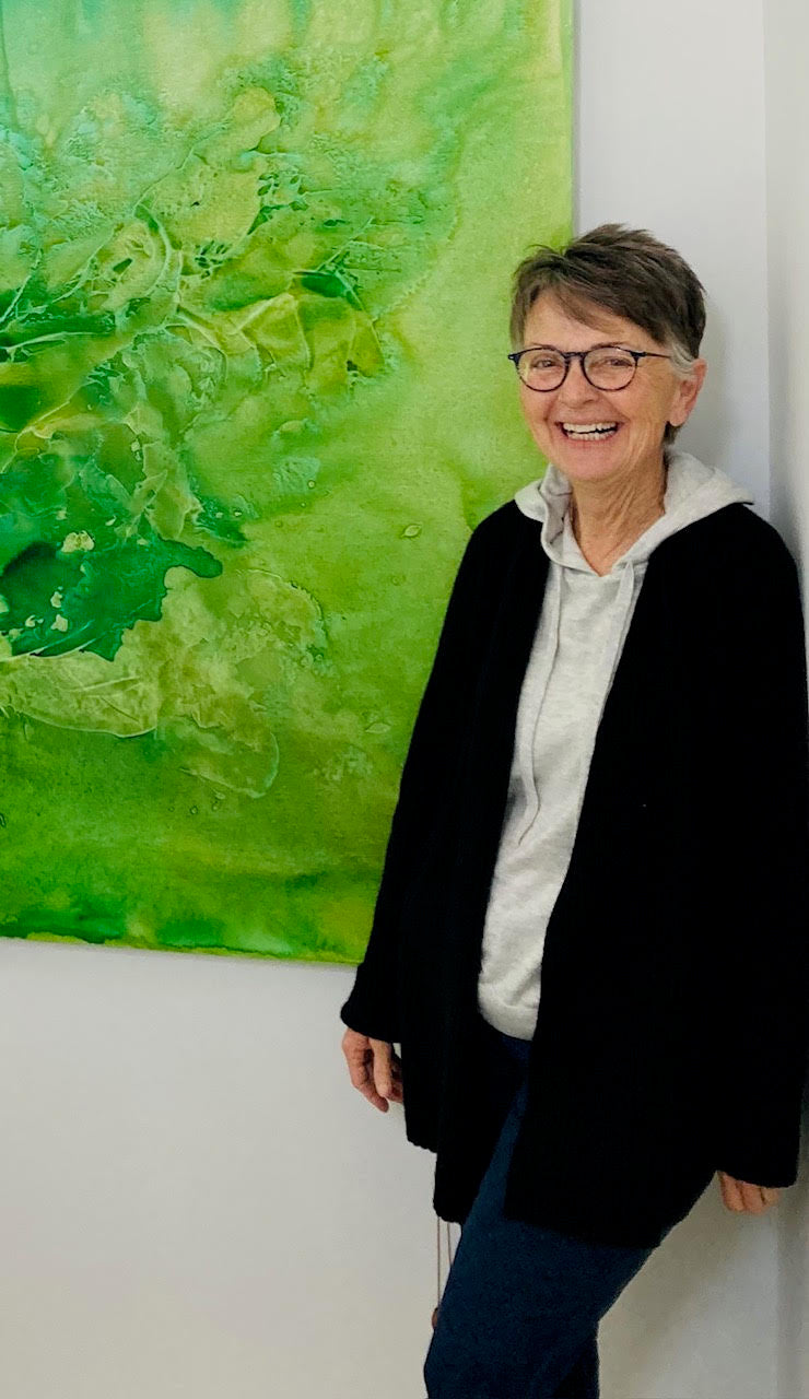 Untitled (in Green) by Sheery Sharabaika