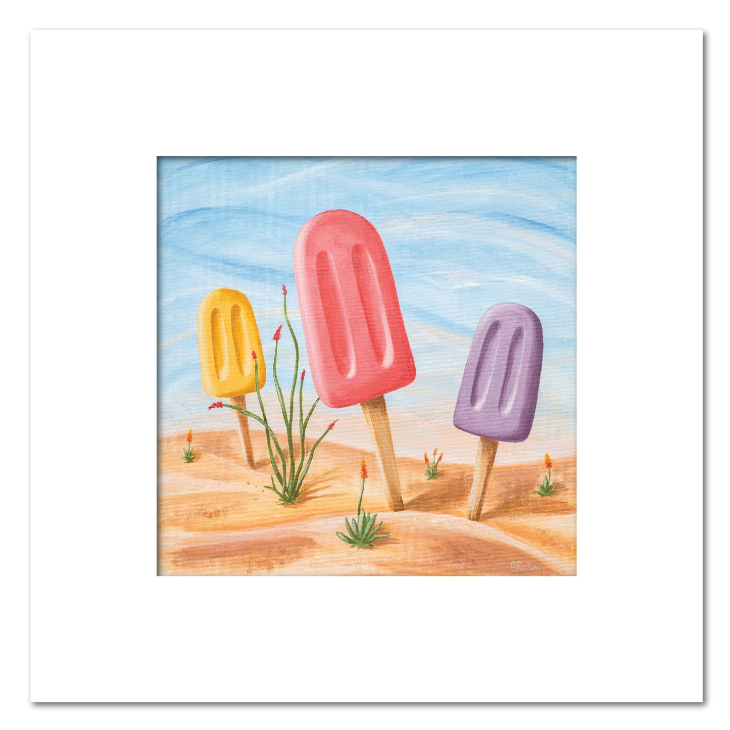 Sweet Escape Art Print by Jennie Richau