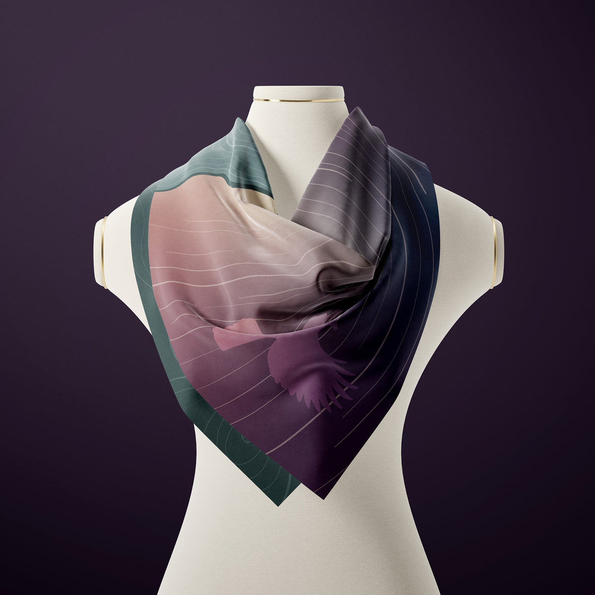 The North Rim Silk Scarf - Signature Collection