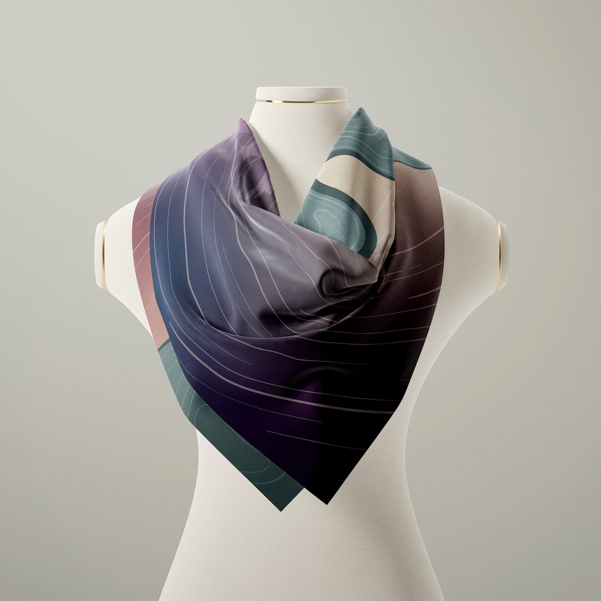 The North Rim Silk Scarf - Signature Collection