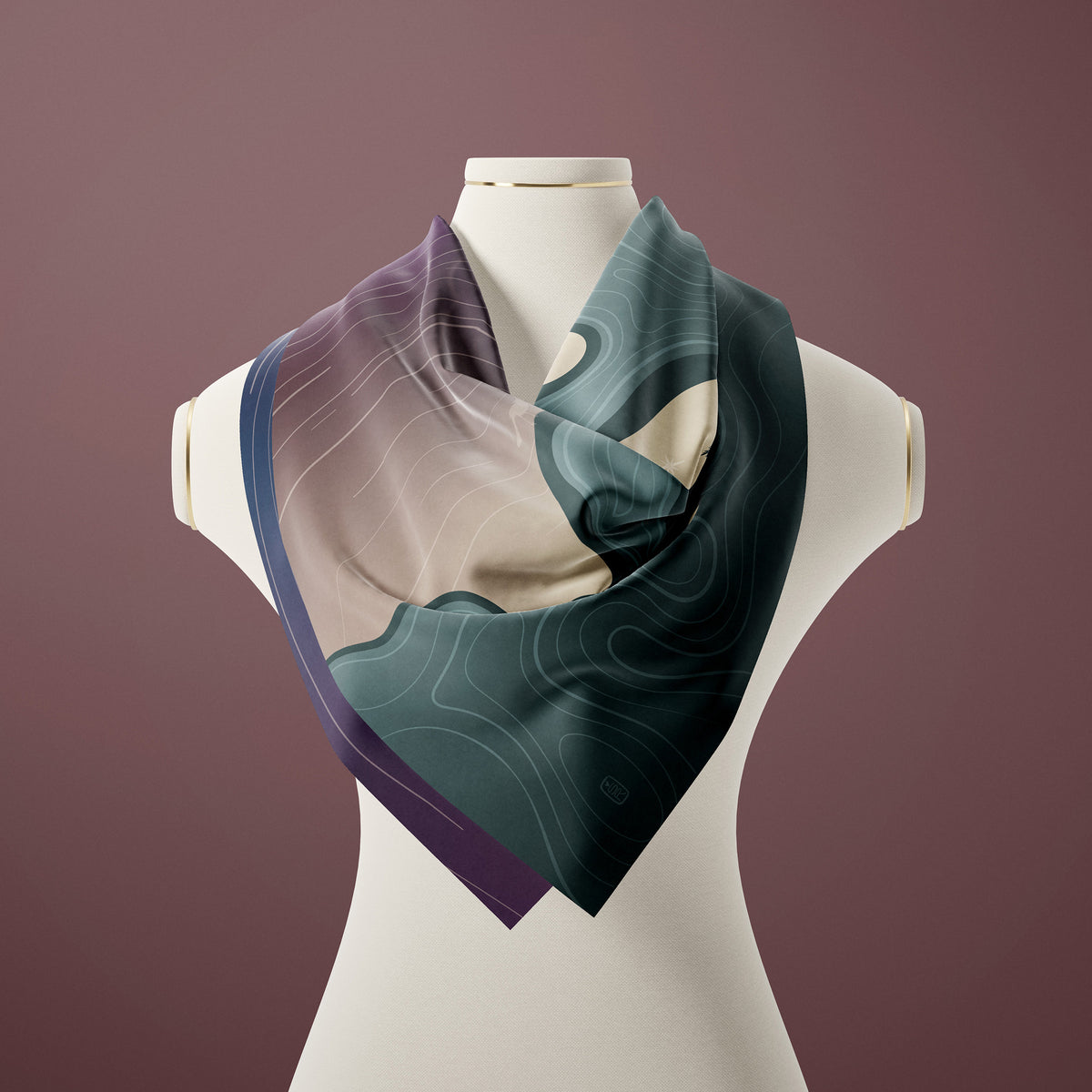 The North Rim Silk Scarf - Signature Collection