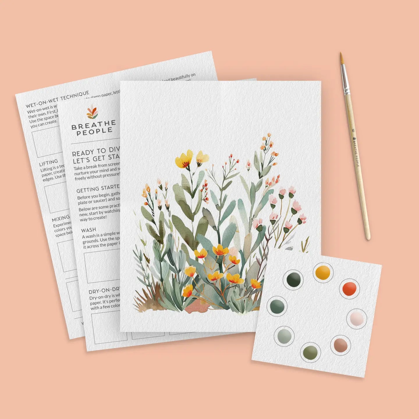 All-In-One Beginner Watercolor Paint Set - Various Designs