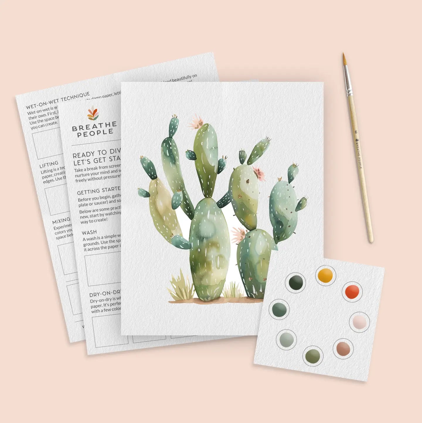 All-In-One Beginner Watercolor Paint Set - Various Designs