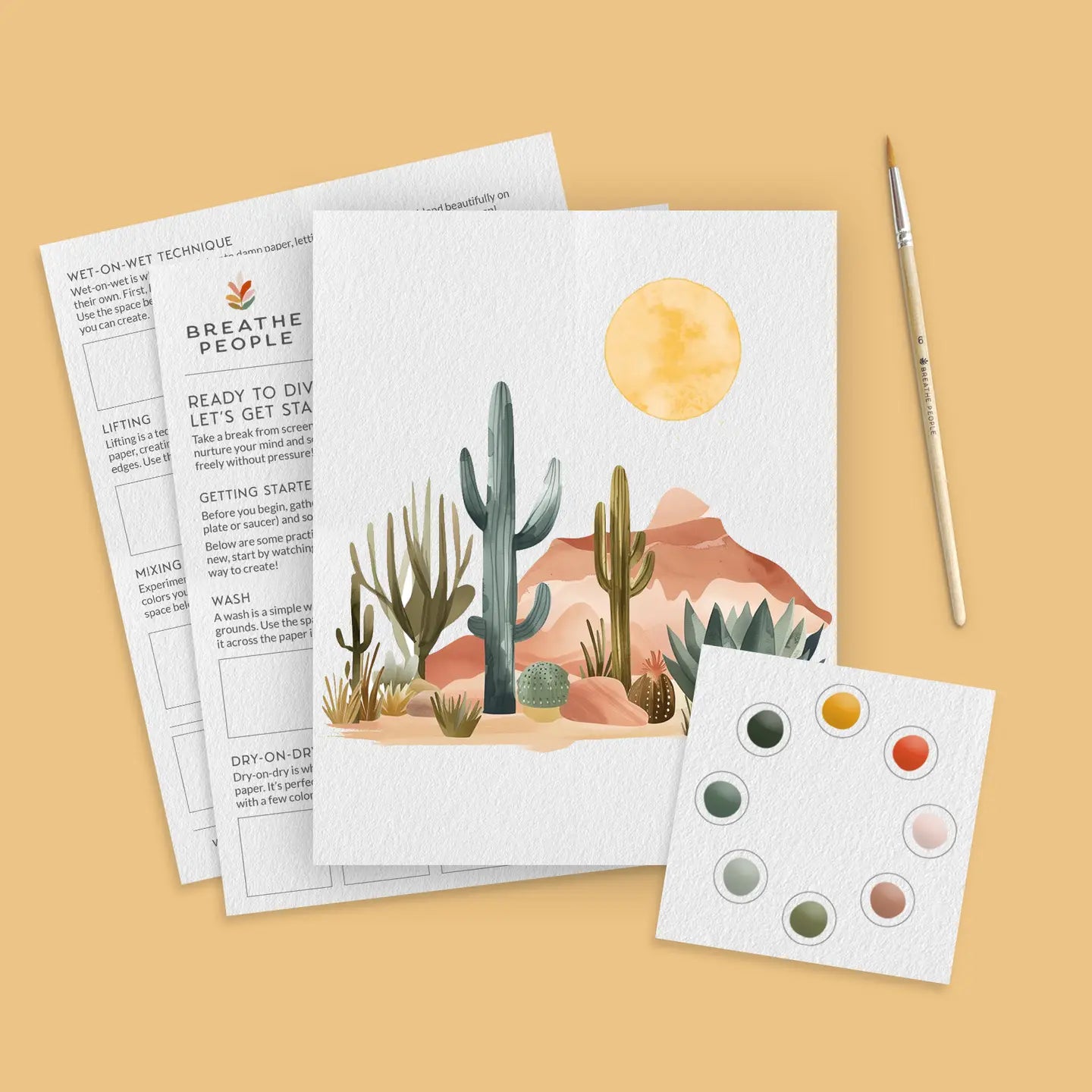 All-In-One Beginner Watercolor Paint Set - Various Designs