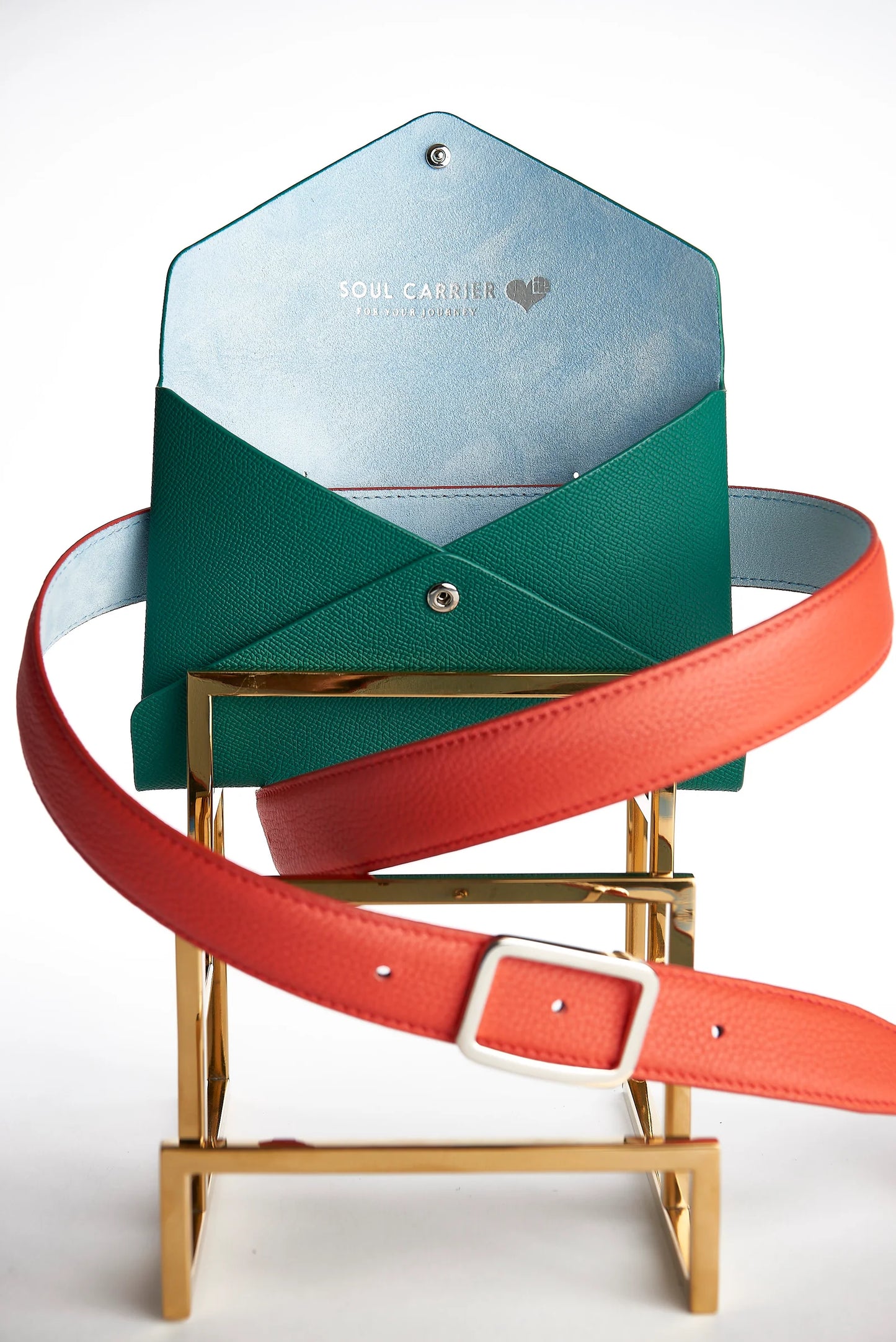 Soul Carrier Leather Clutch Pochette