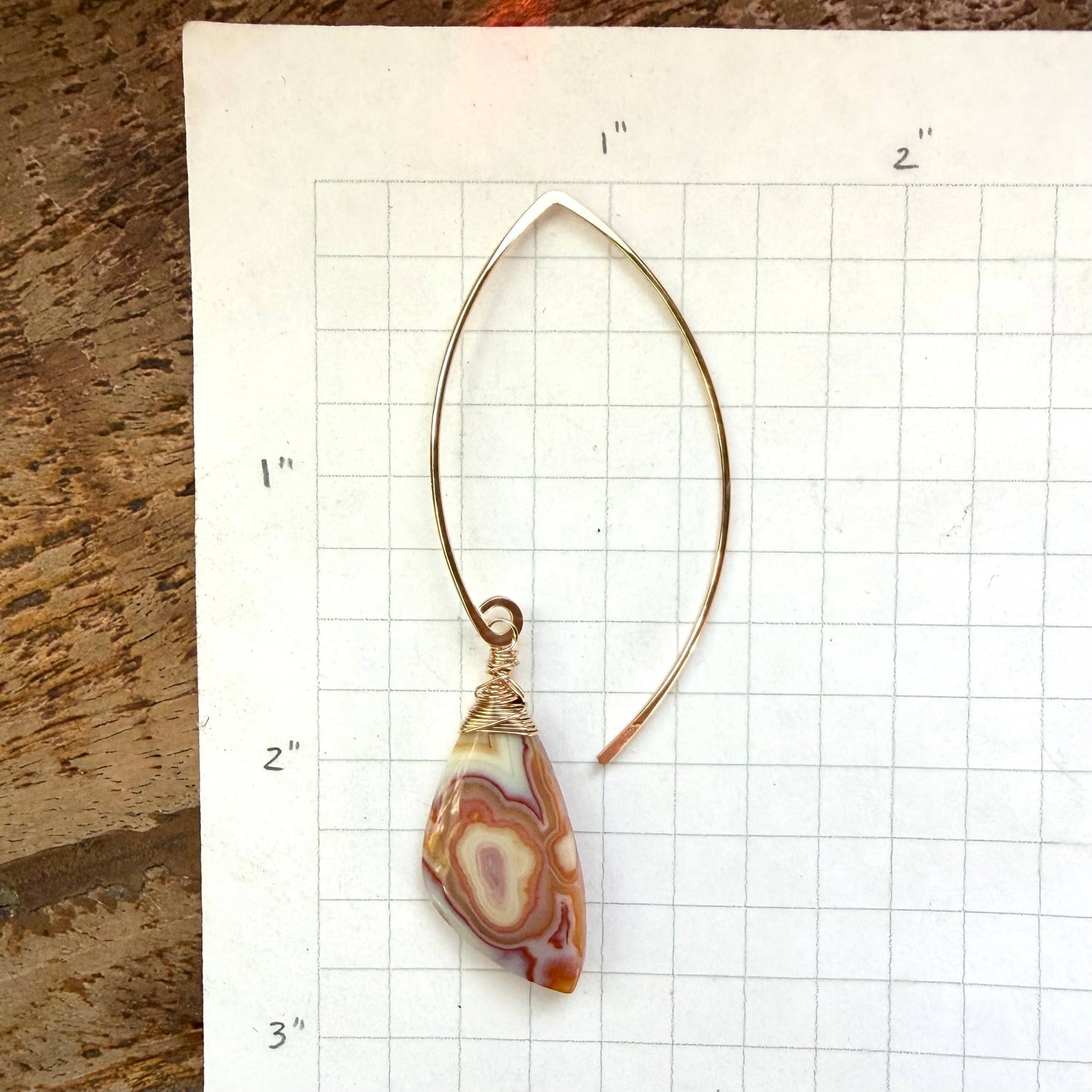 One of a Kind: Crazy Lace Agate Statement Earrings
