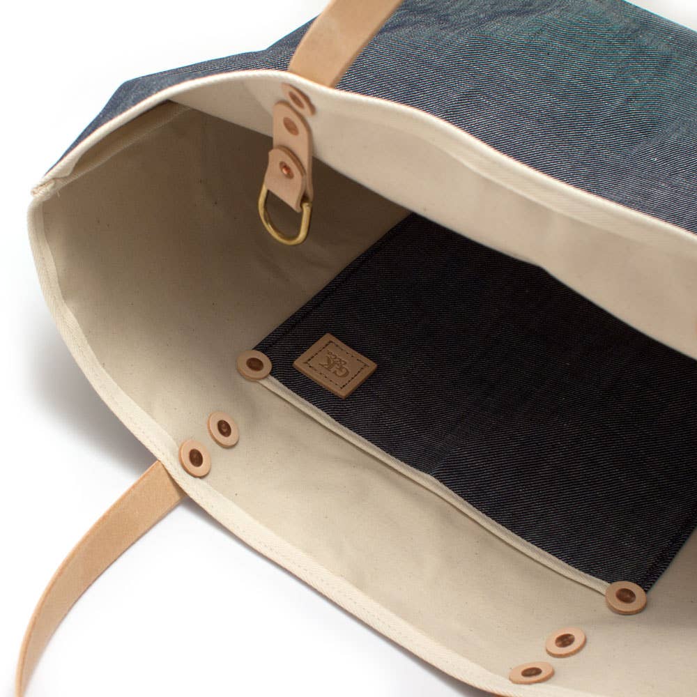 Japanese Denim All Day Tote