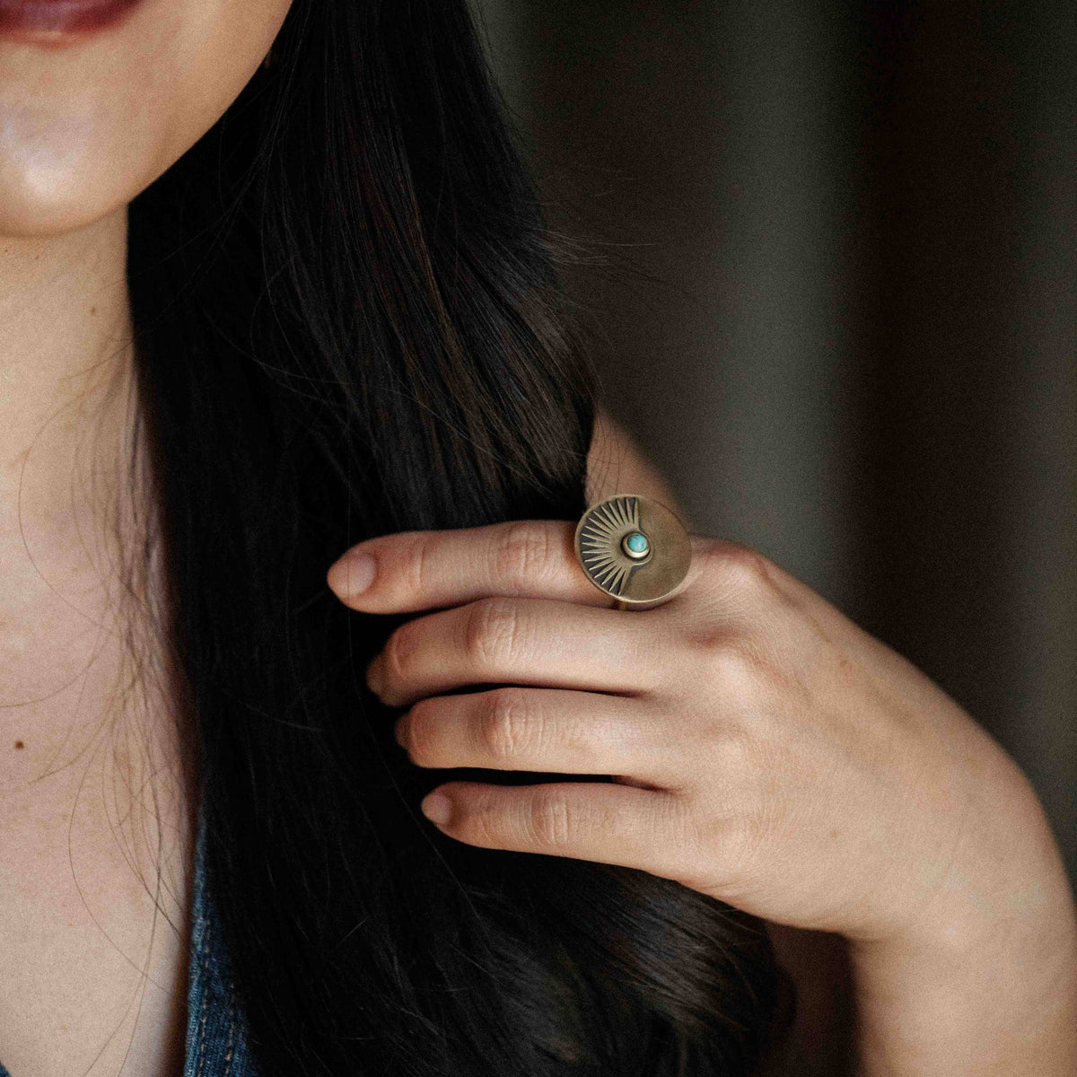 Yarrow Ring // Turquoise