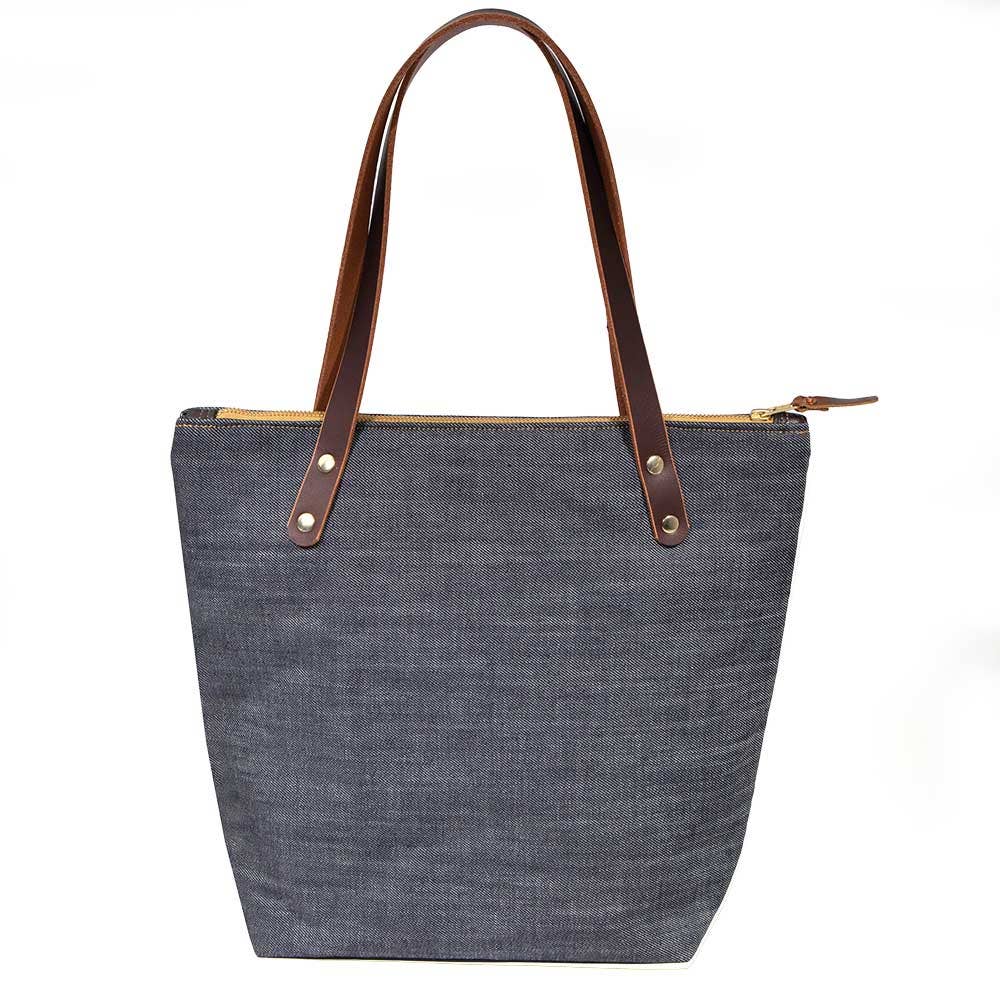 Japanese Denim Portfolio Tote