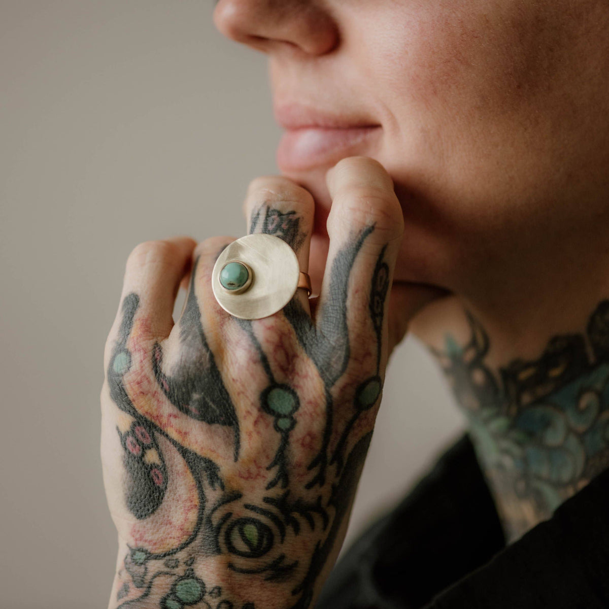 Orb Ring // Turquoise