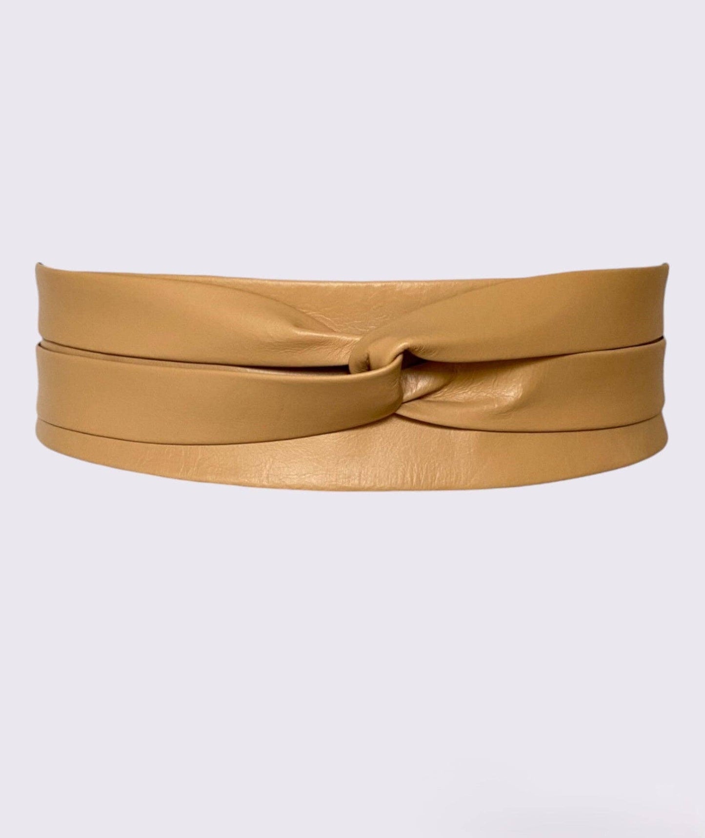 Leather Wrap Belt  |  Golden Camel