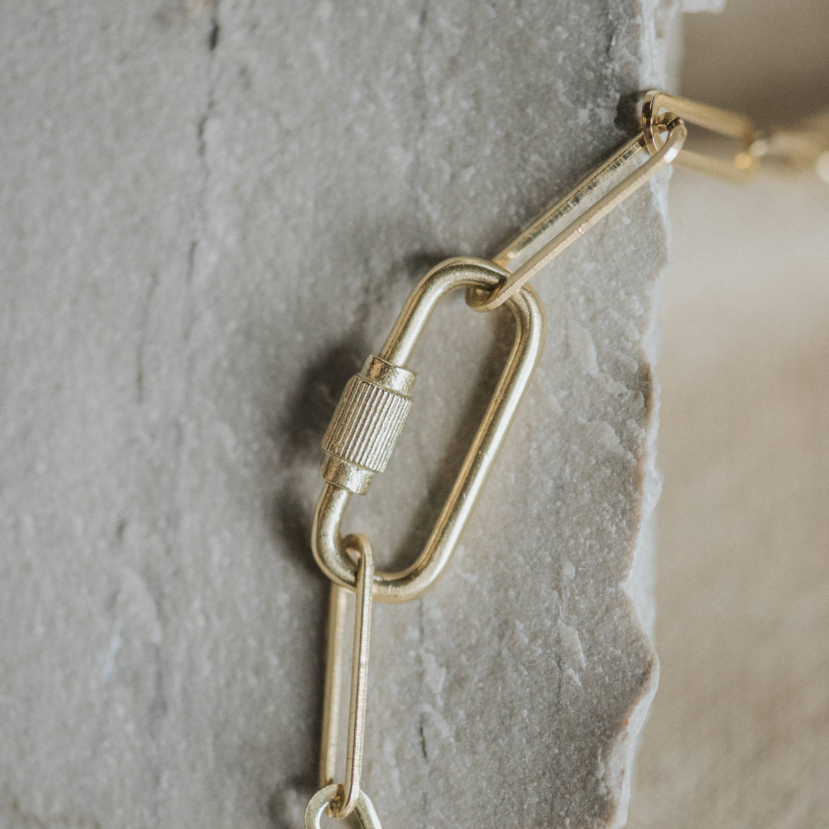 Solo Necklace Brass