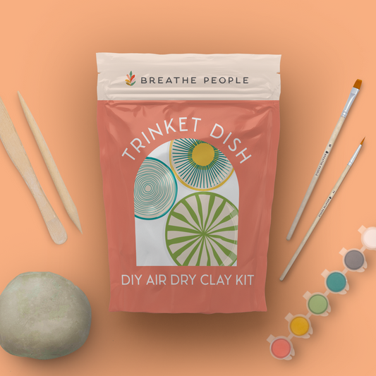 DIY Air Dry Clay Kit: Trinket Dish