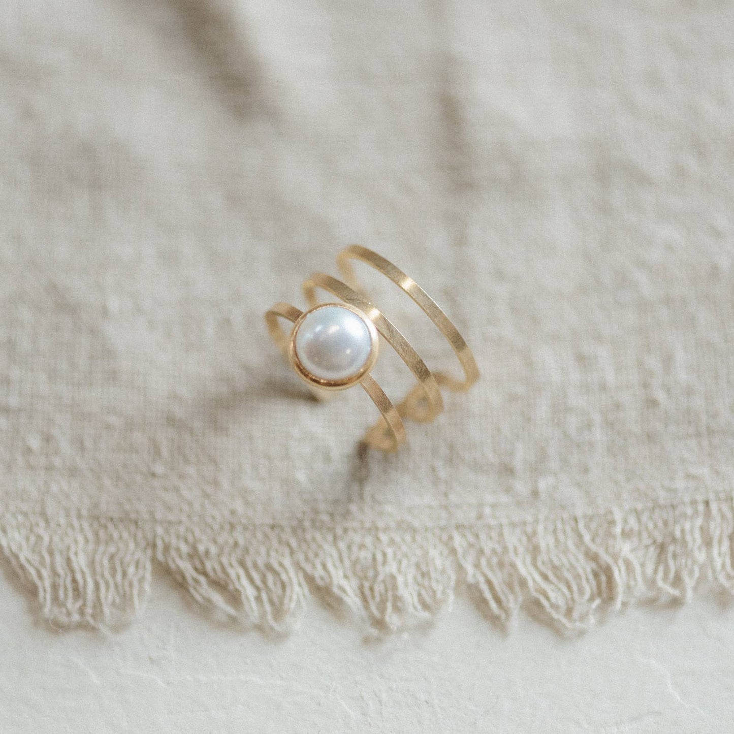 Strata Ring | Pearl