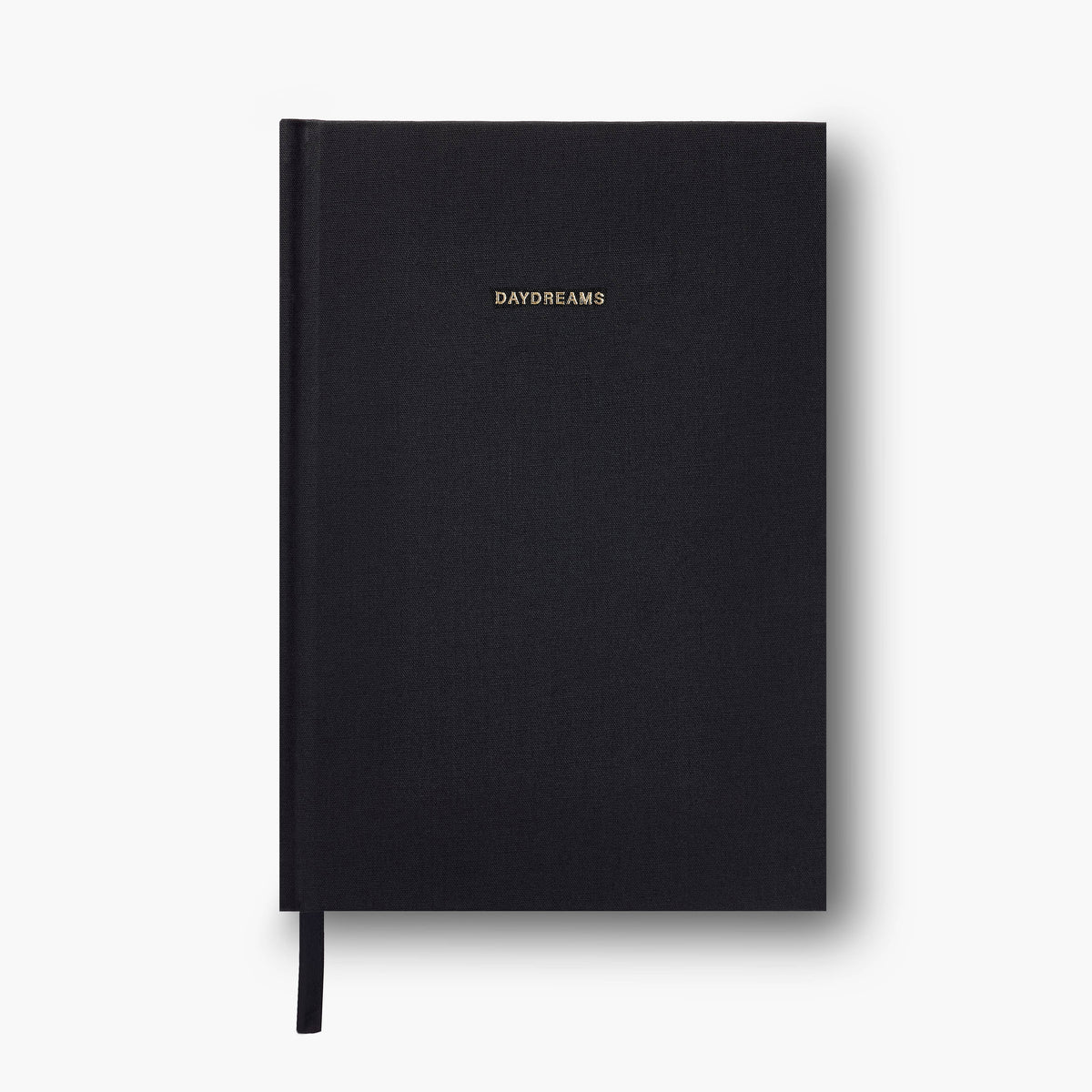 Daydreams Black Linen Notebook Lined Gratitude Journal Gift