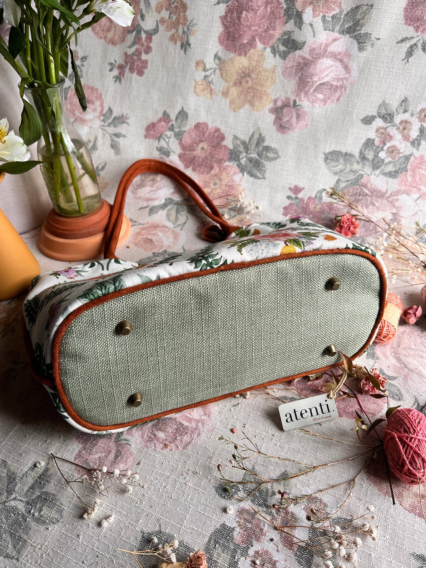 Florence Print Shoulder Bag and Pouch Set