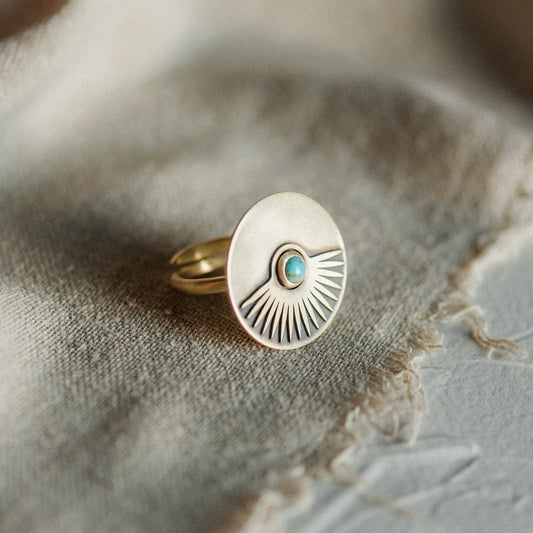 Yarrow Ring // Turquoise