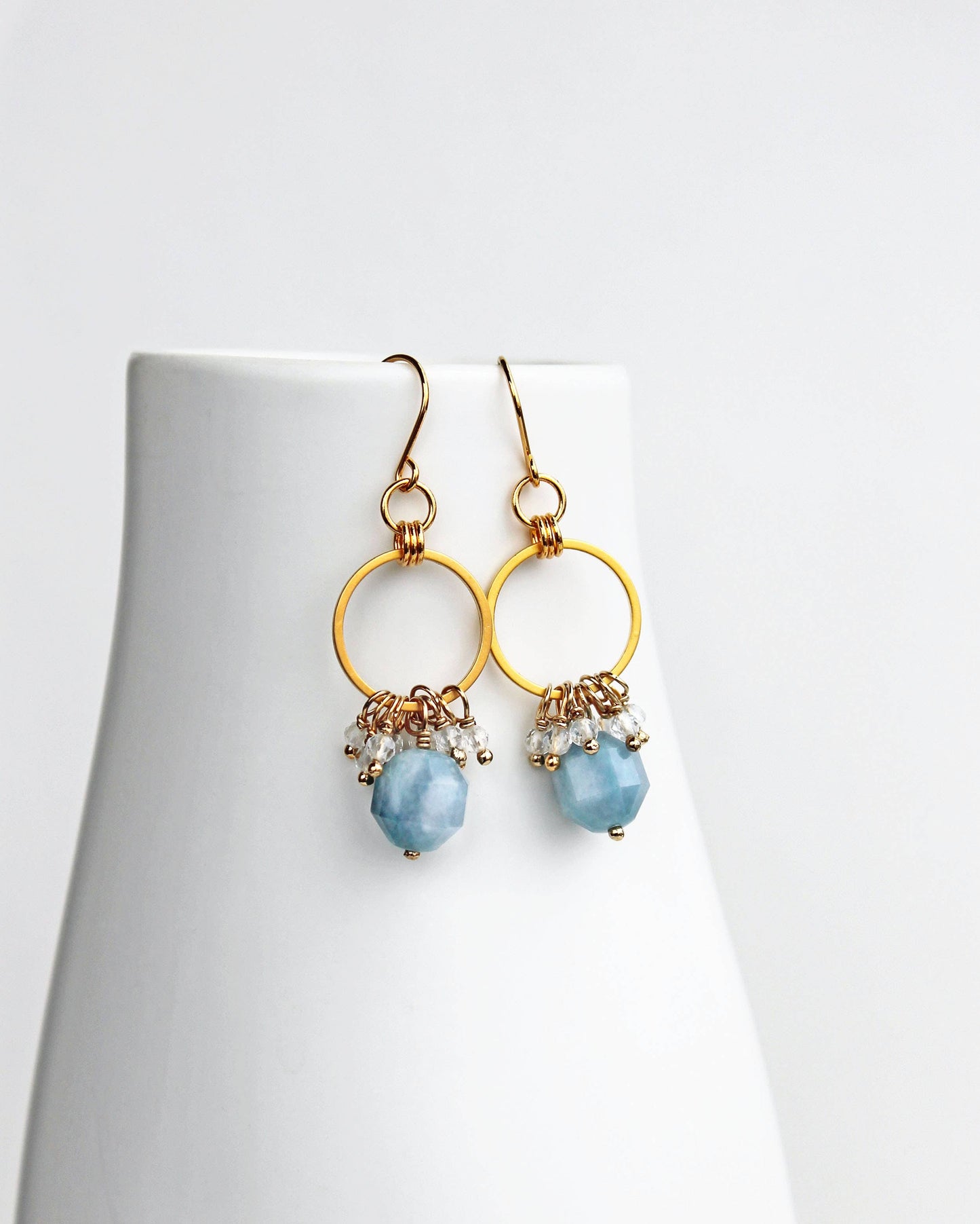 Aquamarine Drop Earrings
