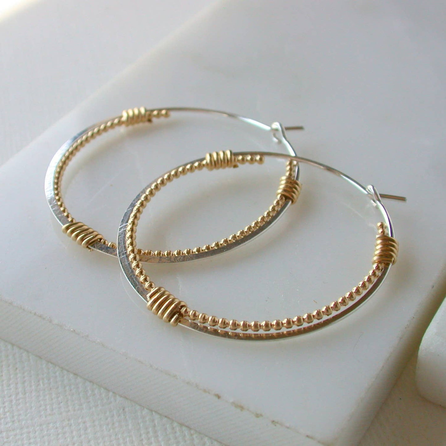 Fancy Double Hoops