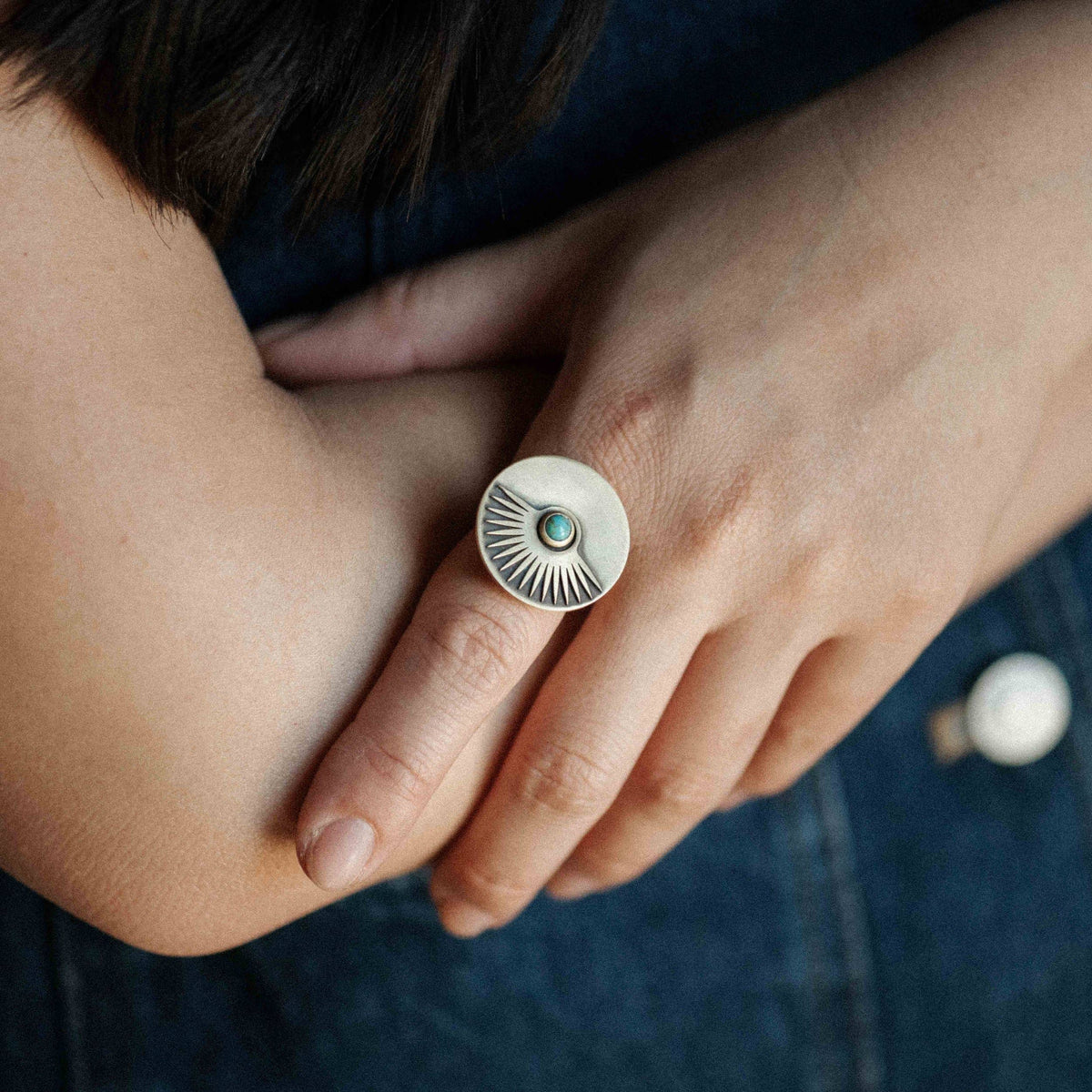 Yarrow Ring // Turquoise