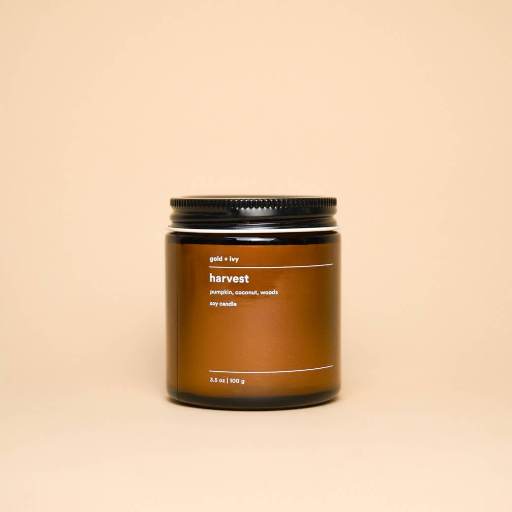 Harvest soy candle  |  pumpkin, coconut, woods