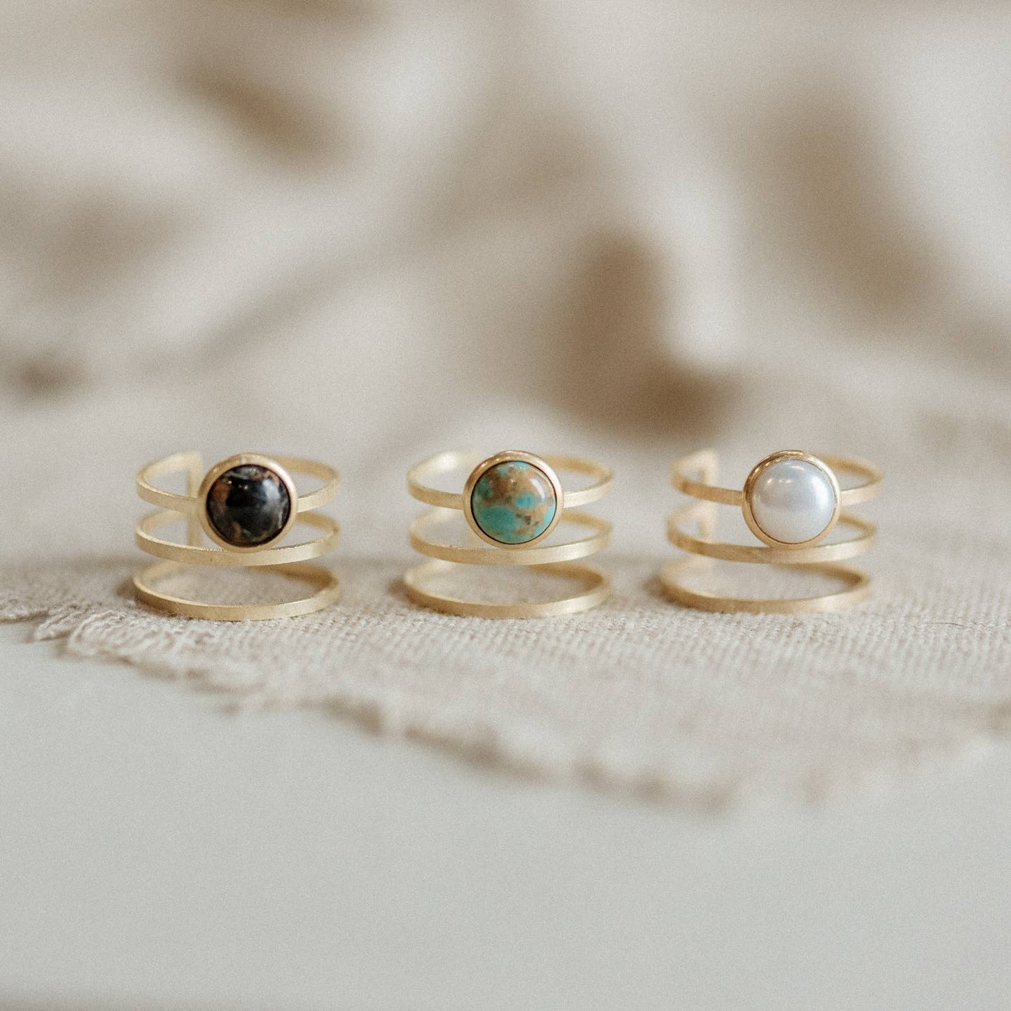 Strata Ring | Pearl