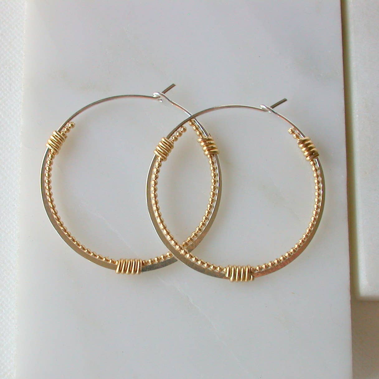 Fancy Double Hoops