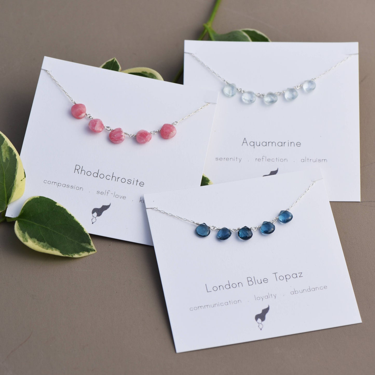 Gemstone Quintette Necklaces