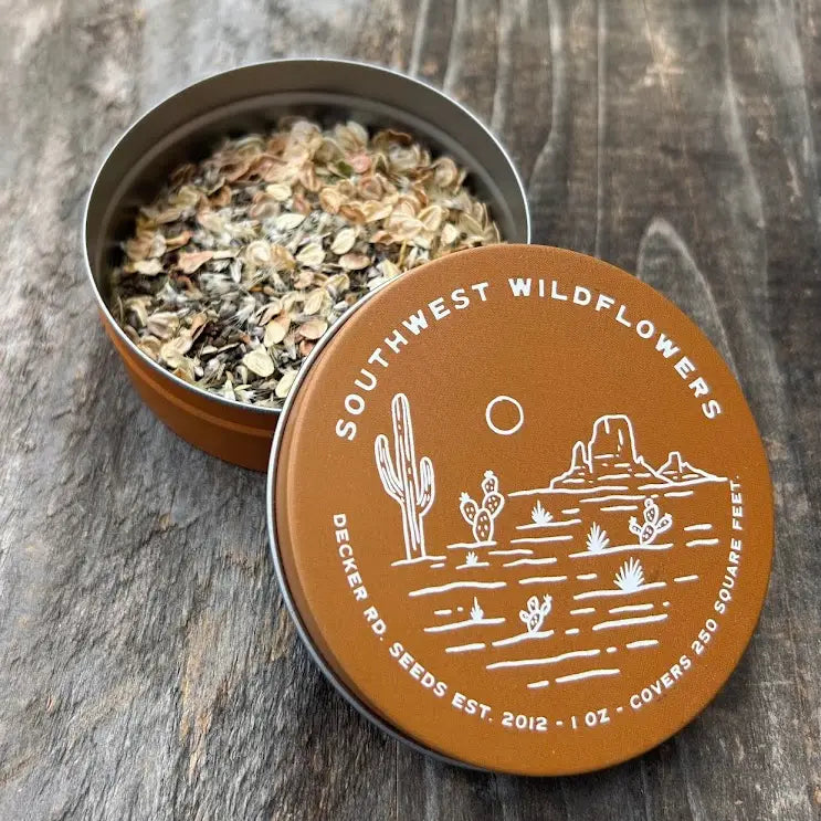 Southwest Wildflower Seed Tin