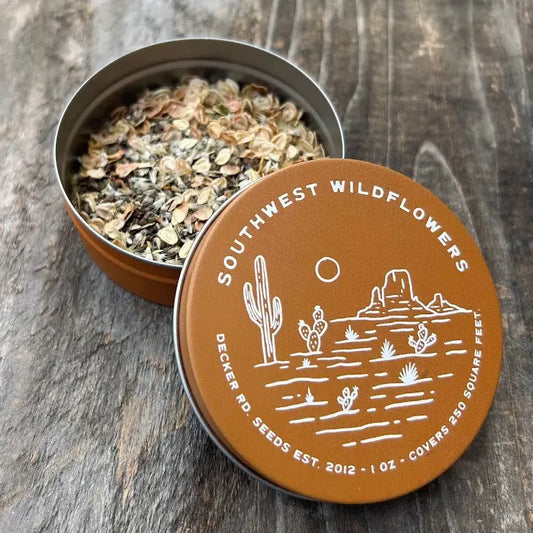 Southwest Wildflower Seed Tin