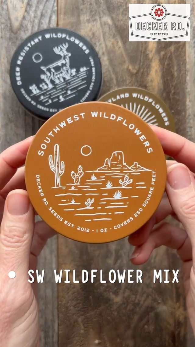 Southwest Wildflower Seed Tin
